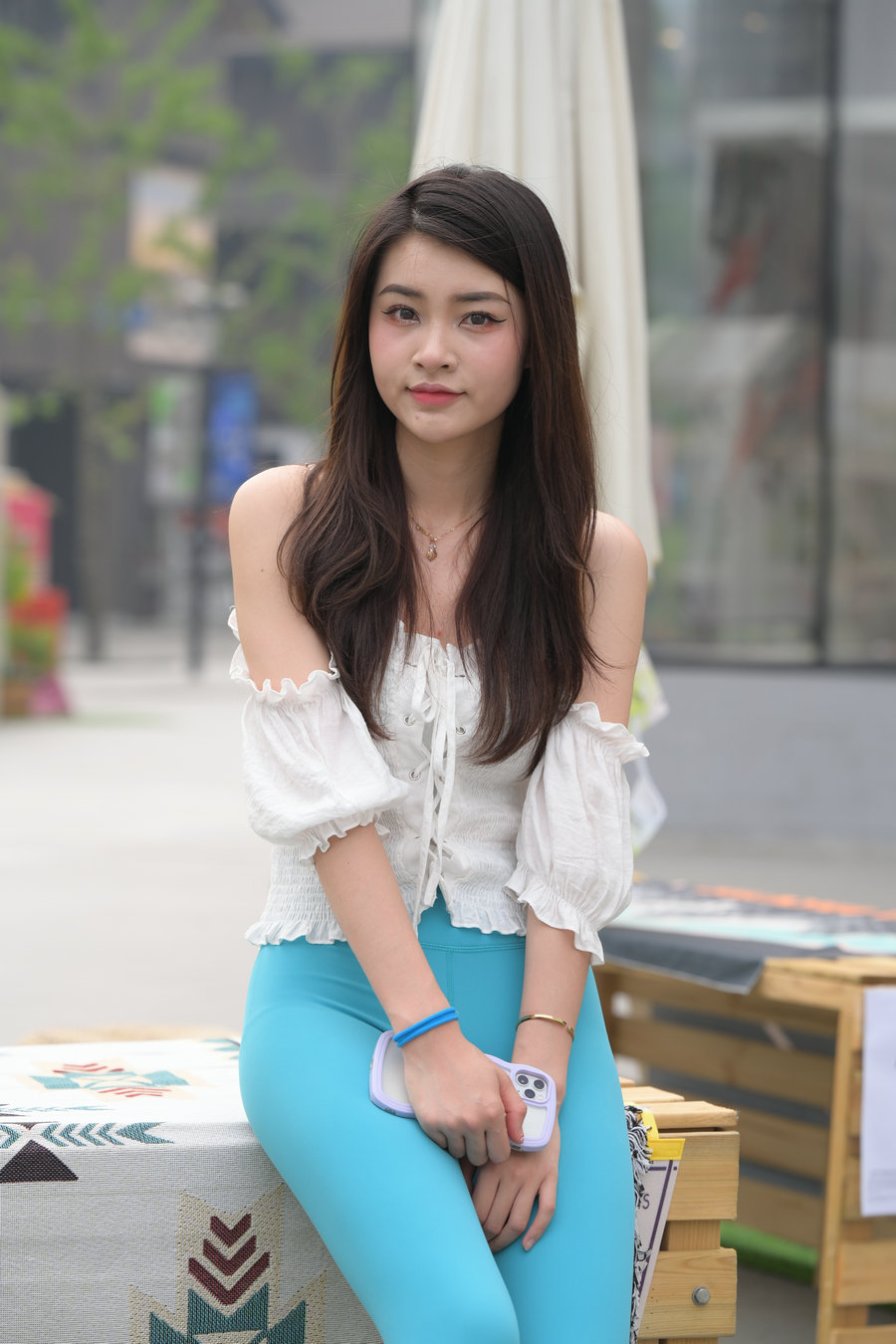 图片[2]-蓝色瑜伽裤漂亮女孩 J3299 769P-12.9GB-多丫图库