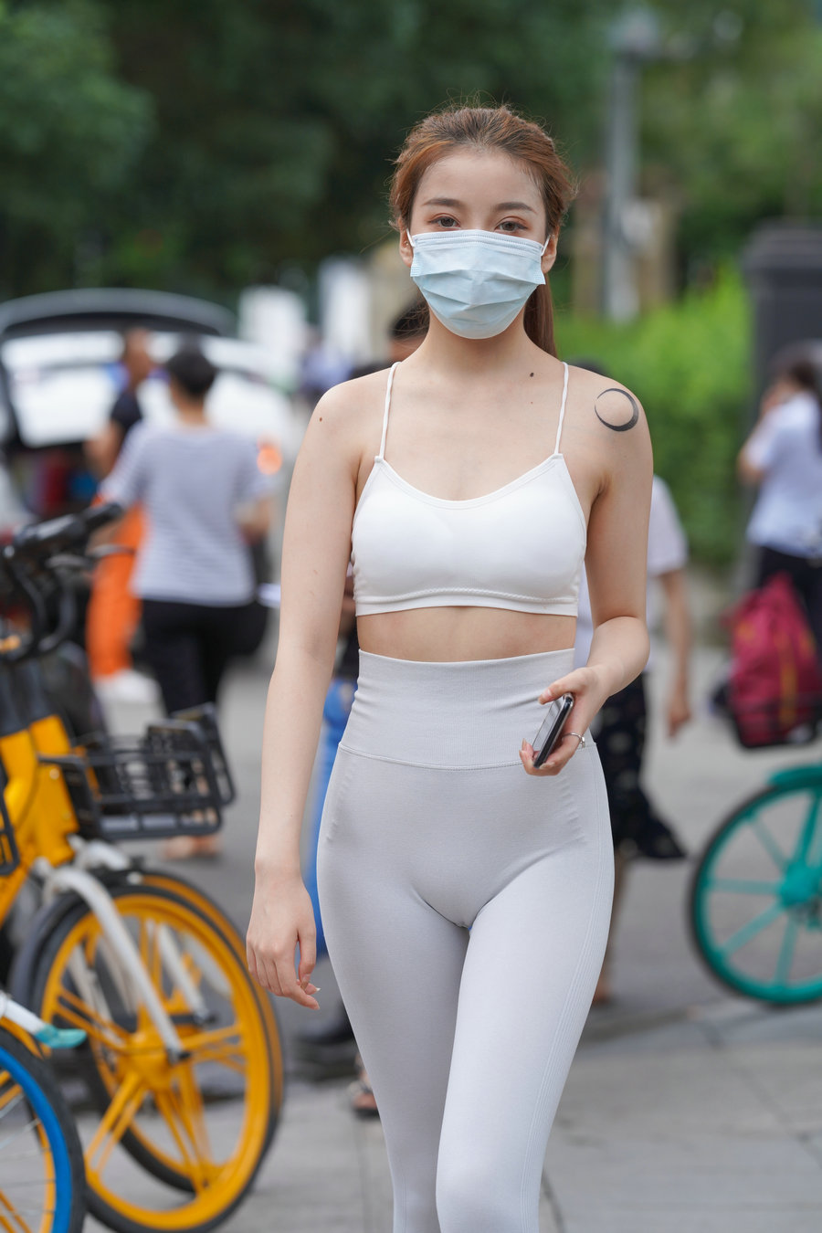 图片[2]-灰色瑜伽裤女孩 J1323 723P4V-17.9GB-多丫图库