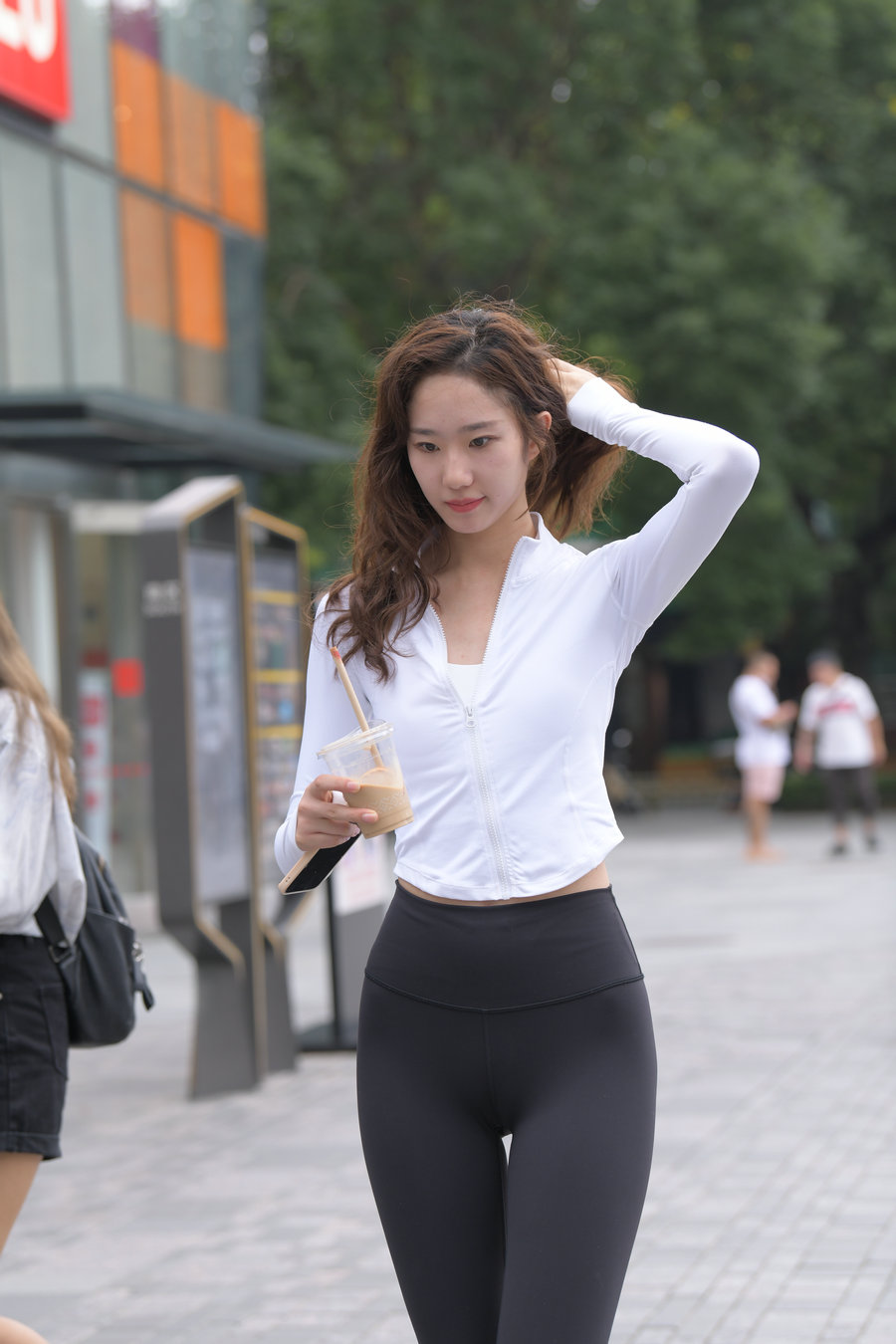 图片[3]-像刘亦菲的黑色瑜伽裤女孩J2237 340P1V-14.8GB-多丫图库