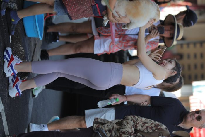 逛街的马尾辫瑜伽老师【556P】00016-多丫图库