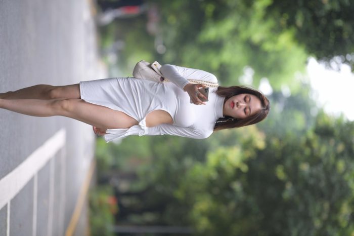 非常精致的侧边裙姑娘，忒好看了！【299P】00017-多丫图库