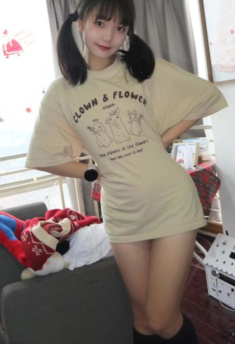 图片[10]-网格丝袜的清纯双马尾小姑娘-多丫图库